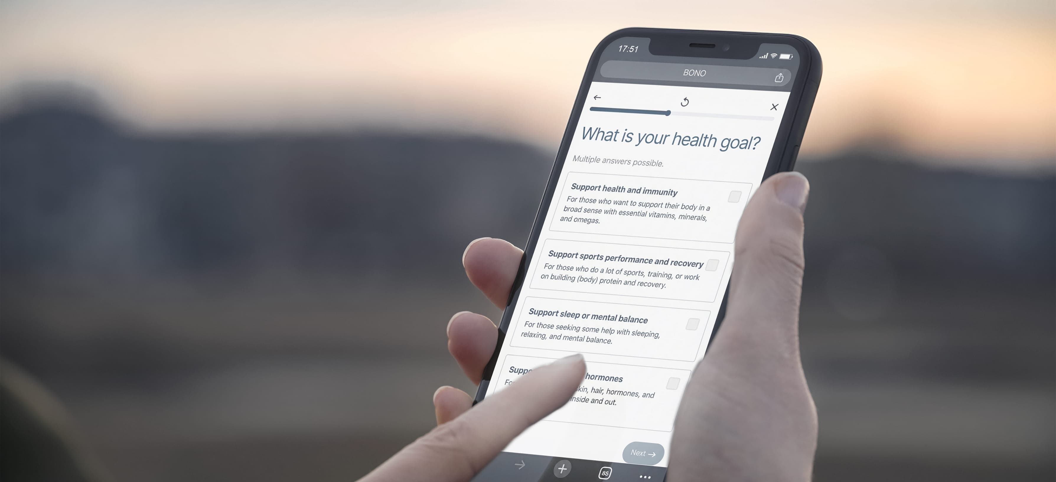 Vind het supplement dat bij jou past