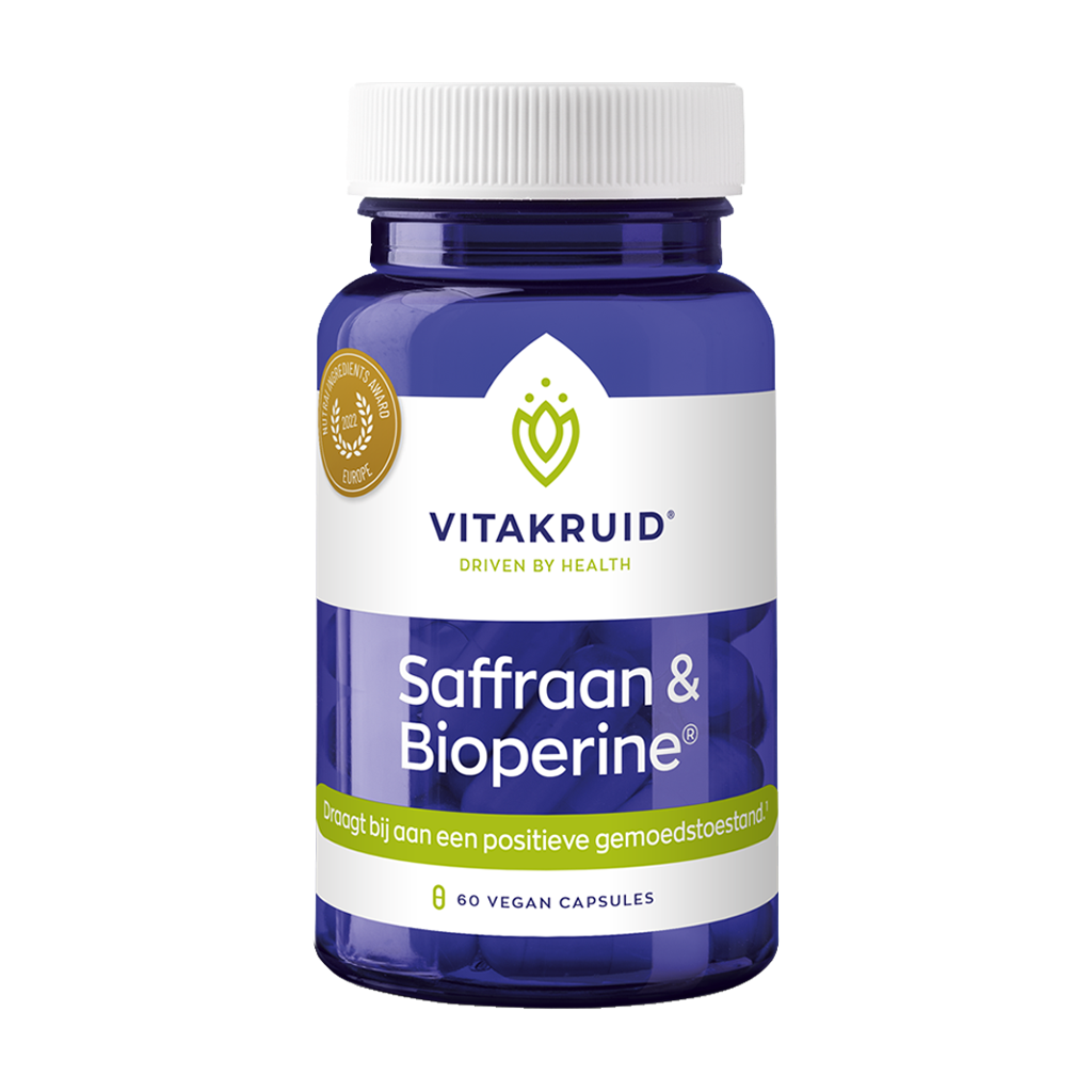 vitakruid saffraan & bioperine 60 capsules 1