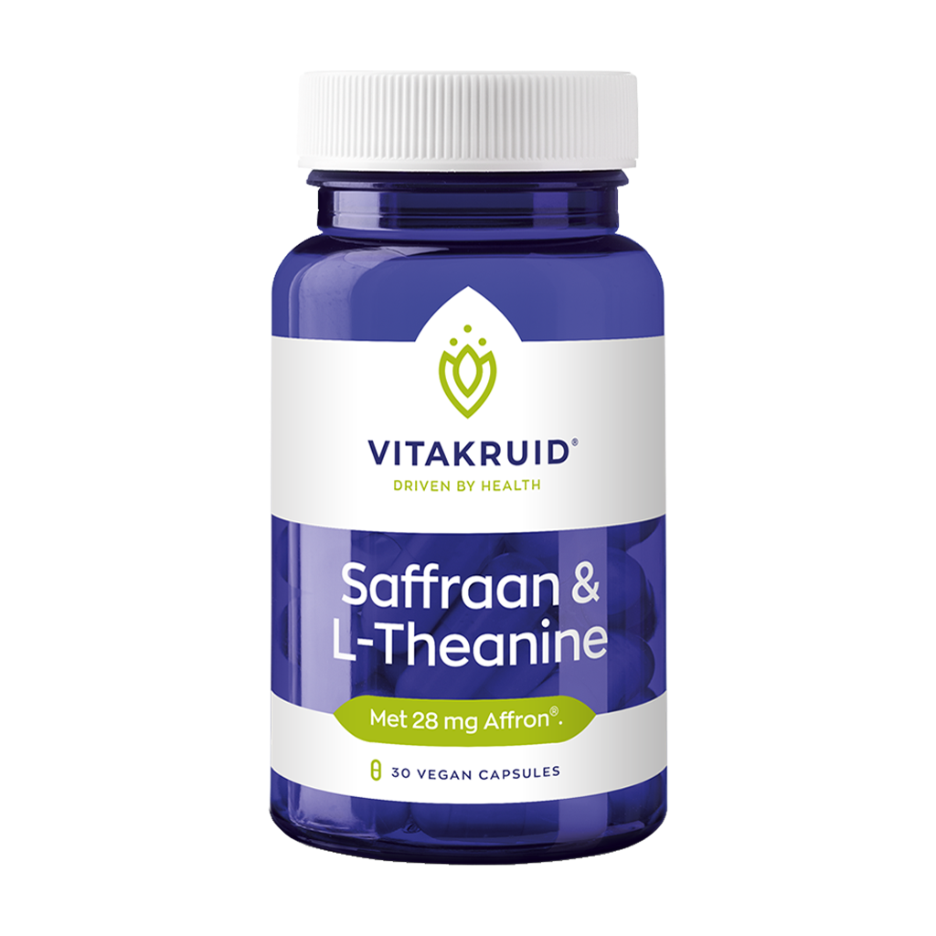 vitakruid saffraan l theanine 30 capsules 1