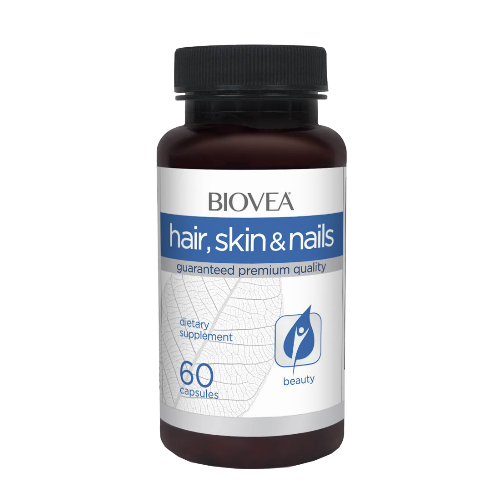 biovea hair skin nails 60 capsules (1)