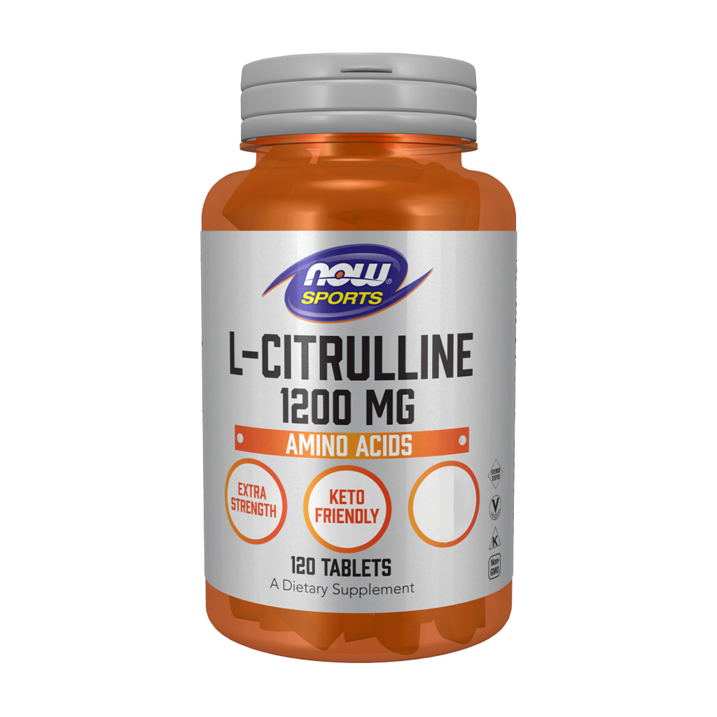 NOW Foods L-Citrulline Extra Sterk 1200 mg (120 tabletten) Vooretiket