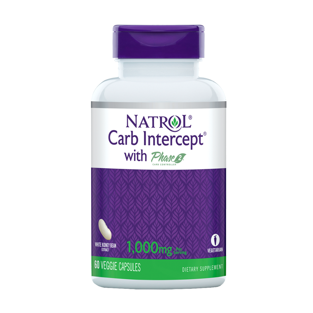 Natrol CarbIntercept Capsules 60ct Front1
