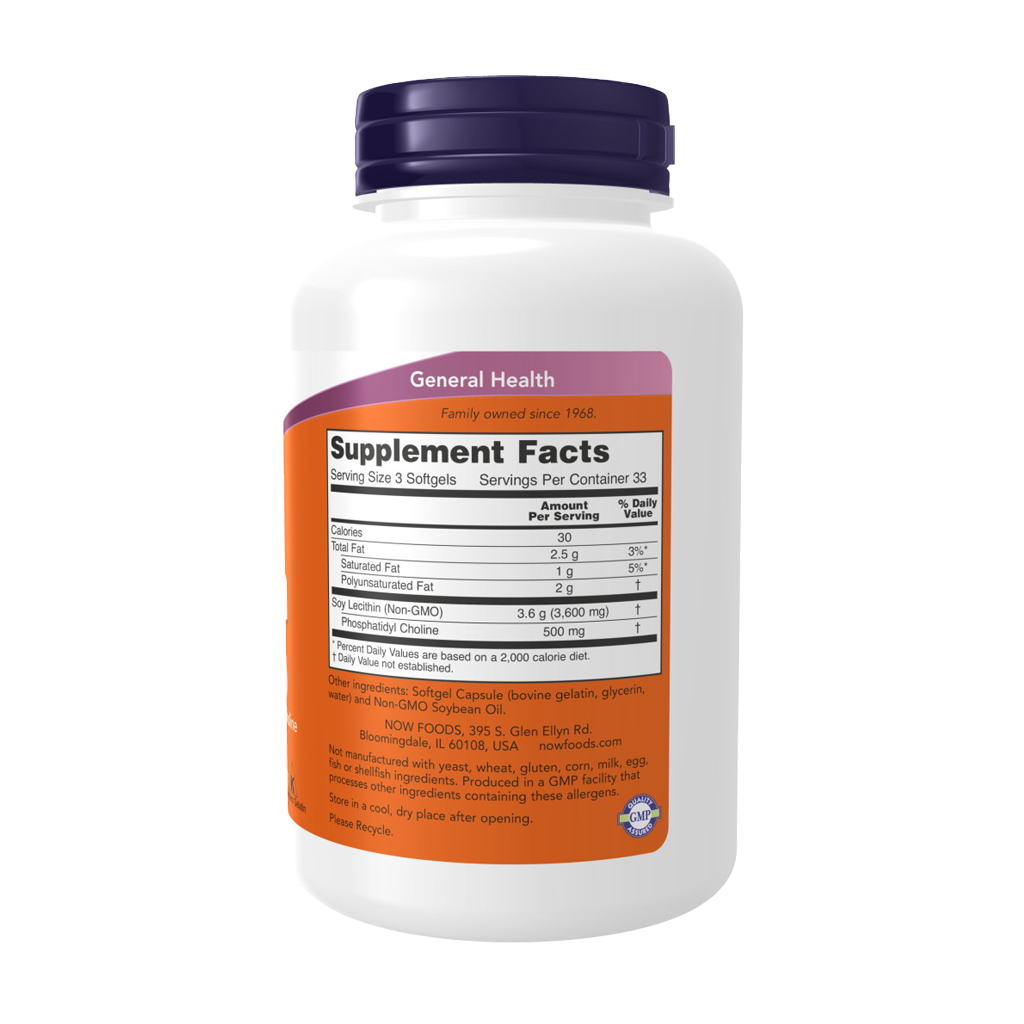 now foods lecithine 1200mg softgels 2