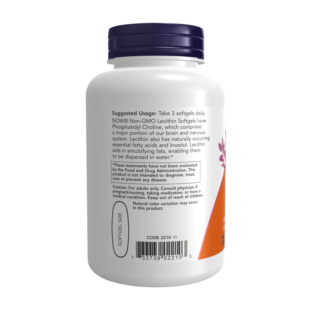now foods lecithine 1200mg softgels 3