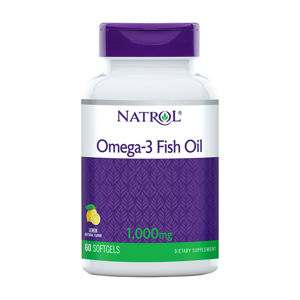 natrol omega 3 fish oil 1000mg 60 softgels