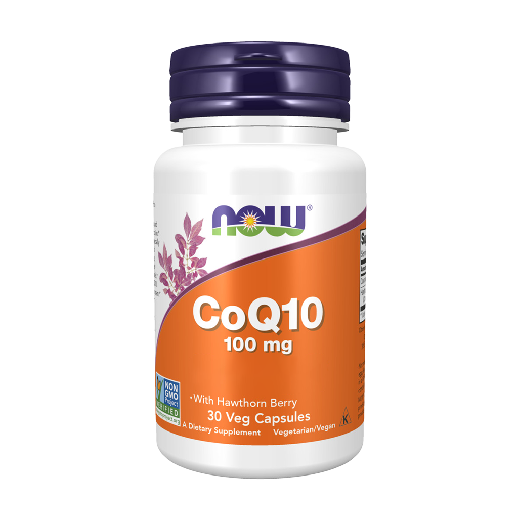 NOW Foods CoQ10 100 mg met meidoornbes