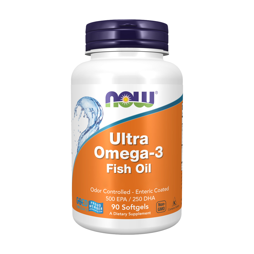 now foods ultra omega 3 visolie 90 softgels packshot voorkant