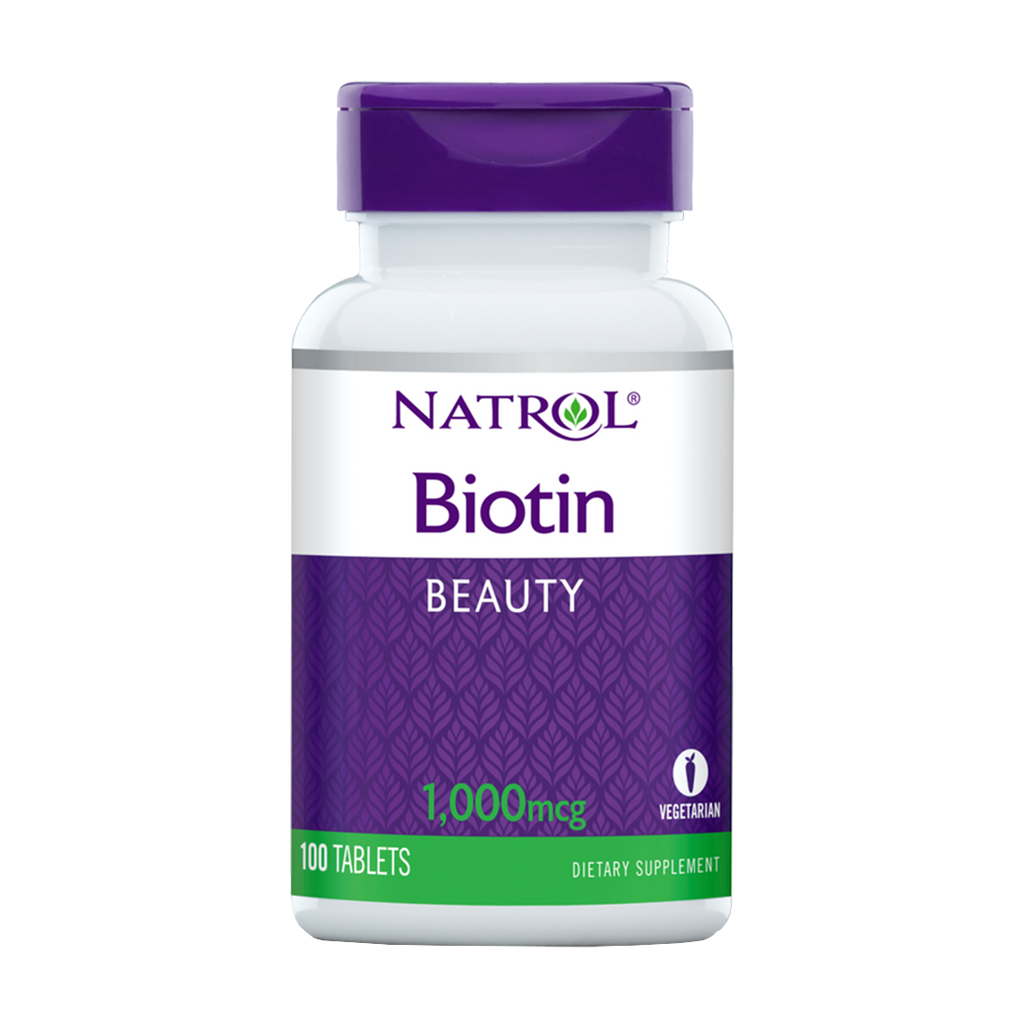 Natrol Biotin 1000mcg Tablets 100ct Front1