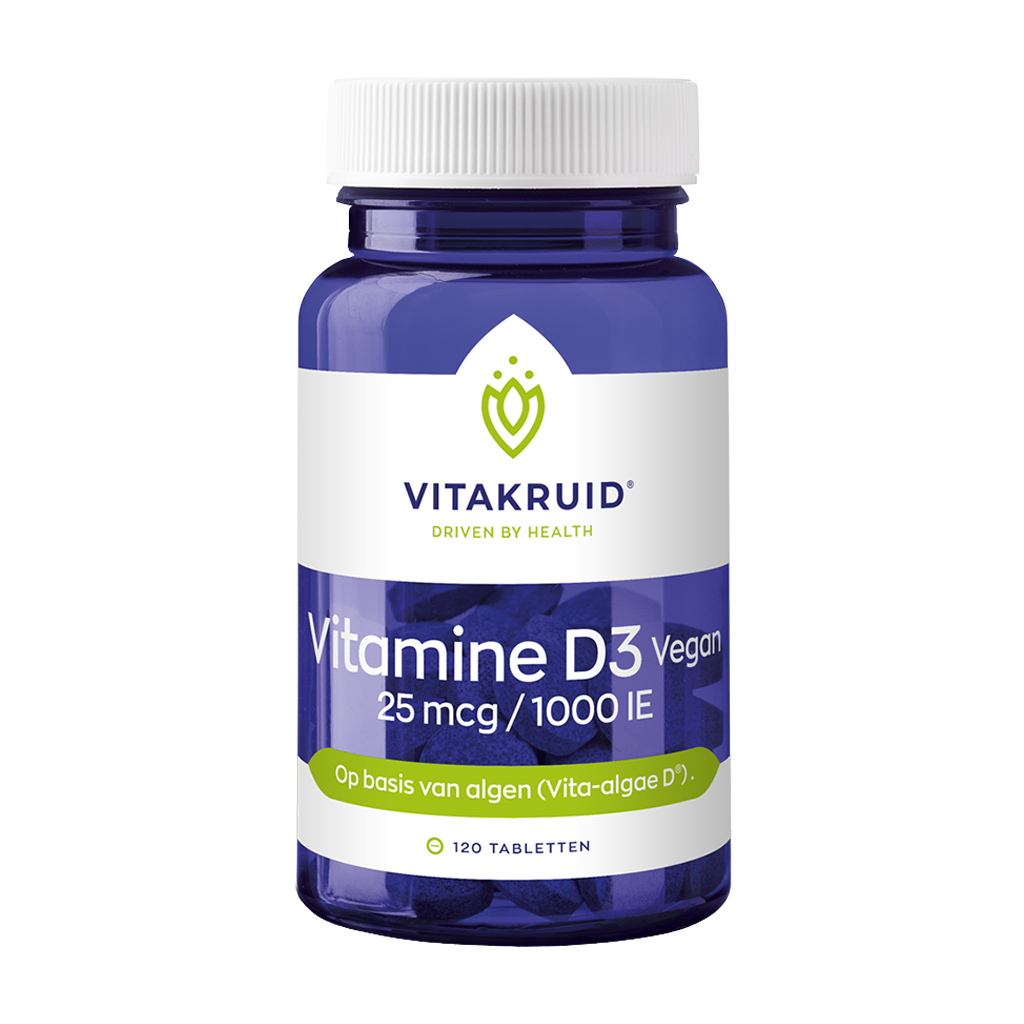 vitakruid vitamine d3 25 mcg vegan 120 tabletten 1