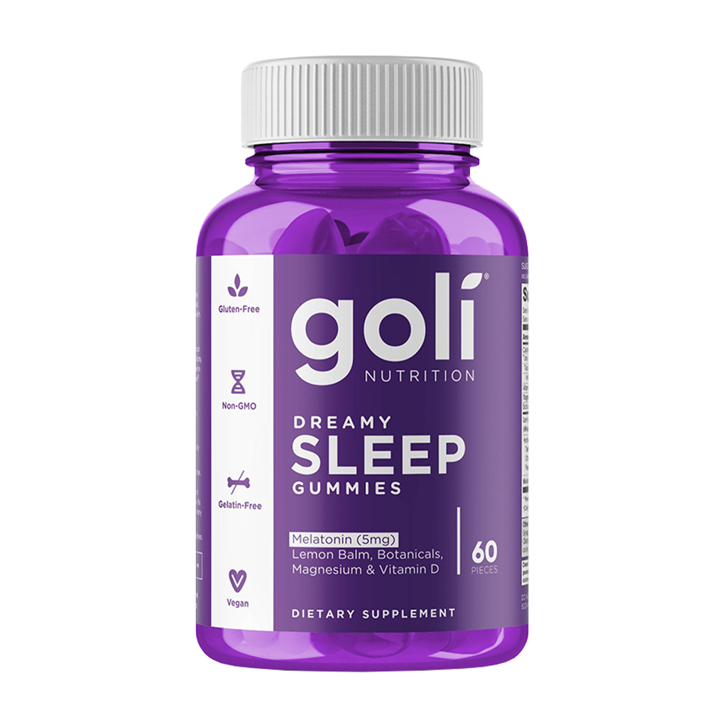 goli nutrition dreamy sleep gummies 60 gummies packshot voorkant