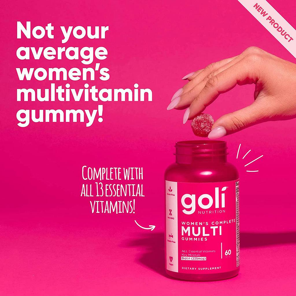 goli women complete multi 60 gummies product