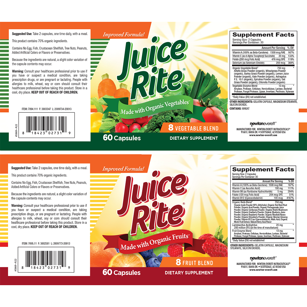newton everett juice rite fruit groenten 60caps label