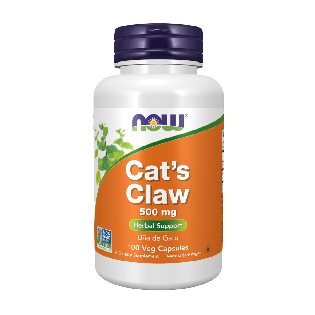 now foods cats claw 500mg 100 capsules