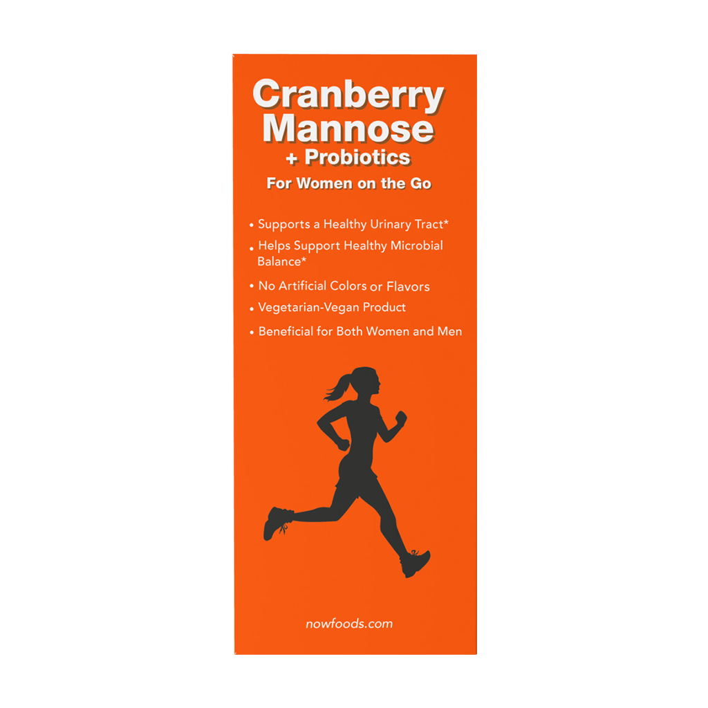now foods cranberry mannose probiotica sticks 24 stuks links