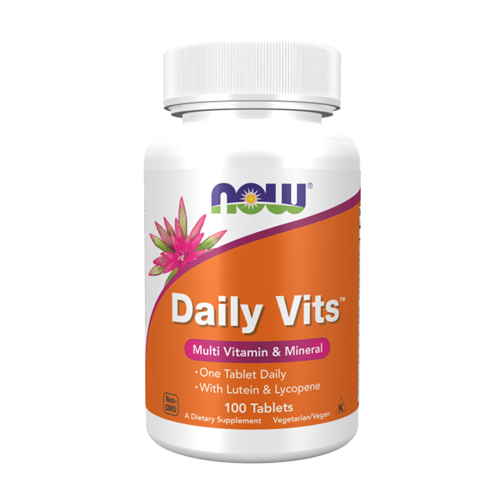 now foods daily vits multivitamine packshot voorkant 100 tabletten