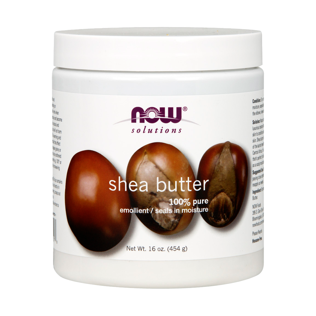 NOW Solutions Shea Butter 454 gram voorkant
