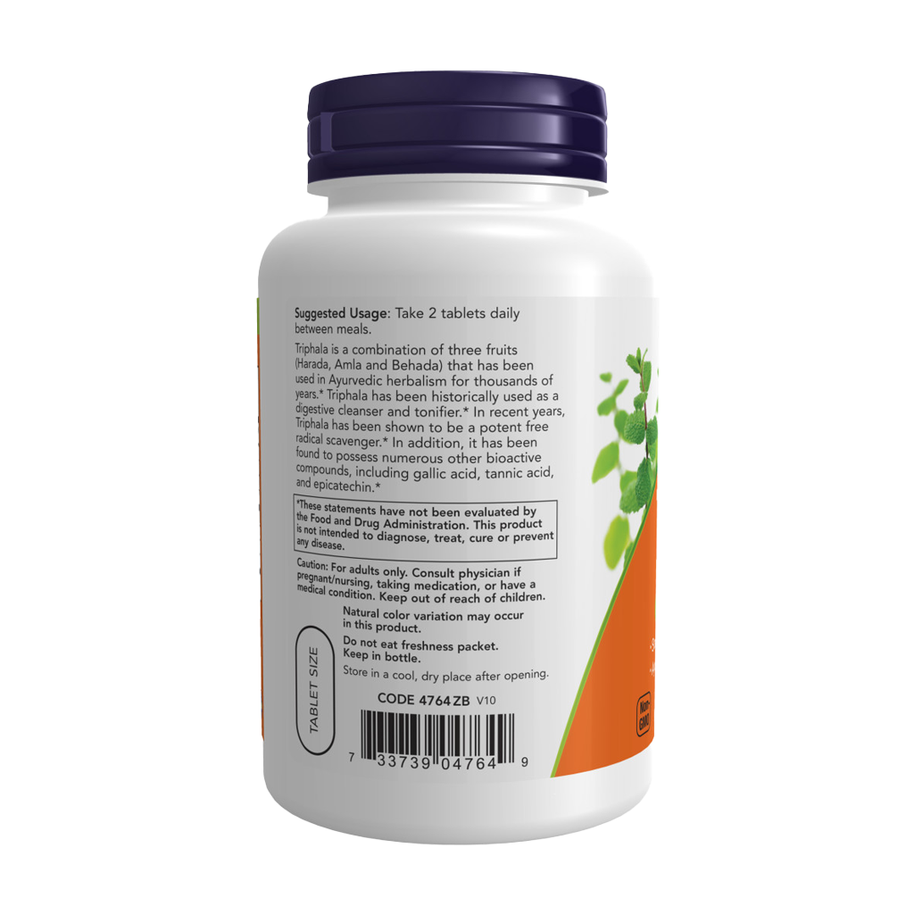 now foods triphala 500mg 120 tablets 3
