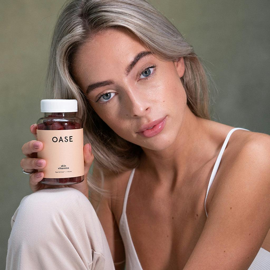 oase skin vitamins 1 month supply model gezicht