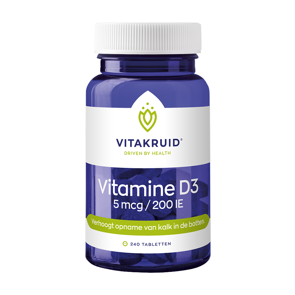 vitakruid vitamine d3 5 mcg 240 tabletten 1
