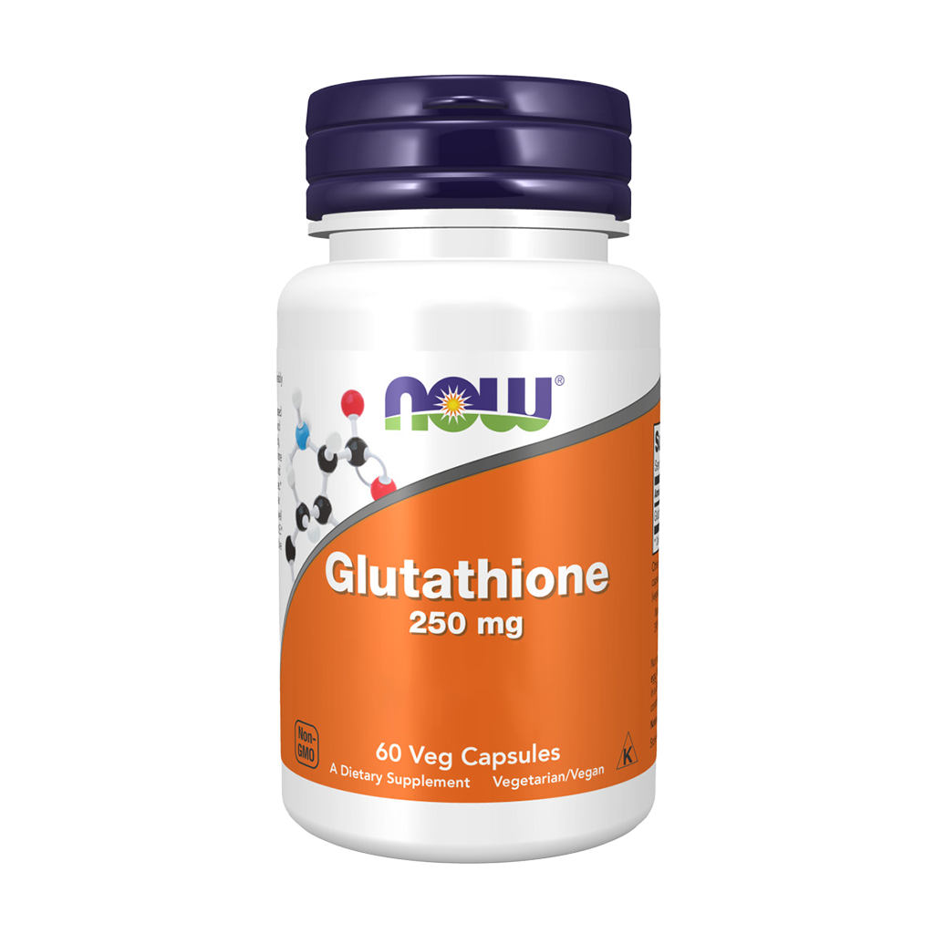 NOW Foods Glutathion 250 mg (60 capsules) Voorkant