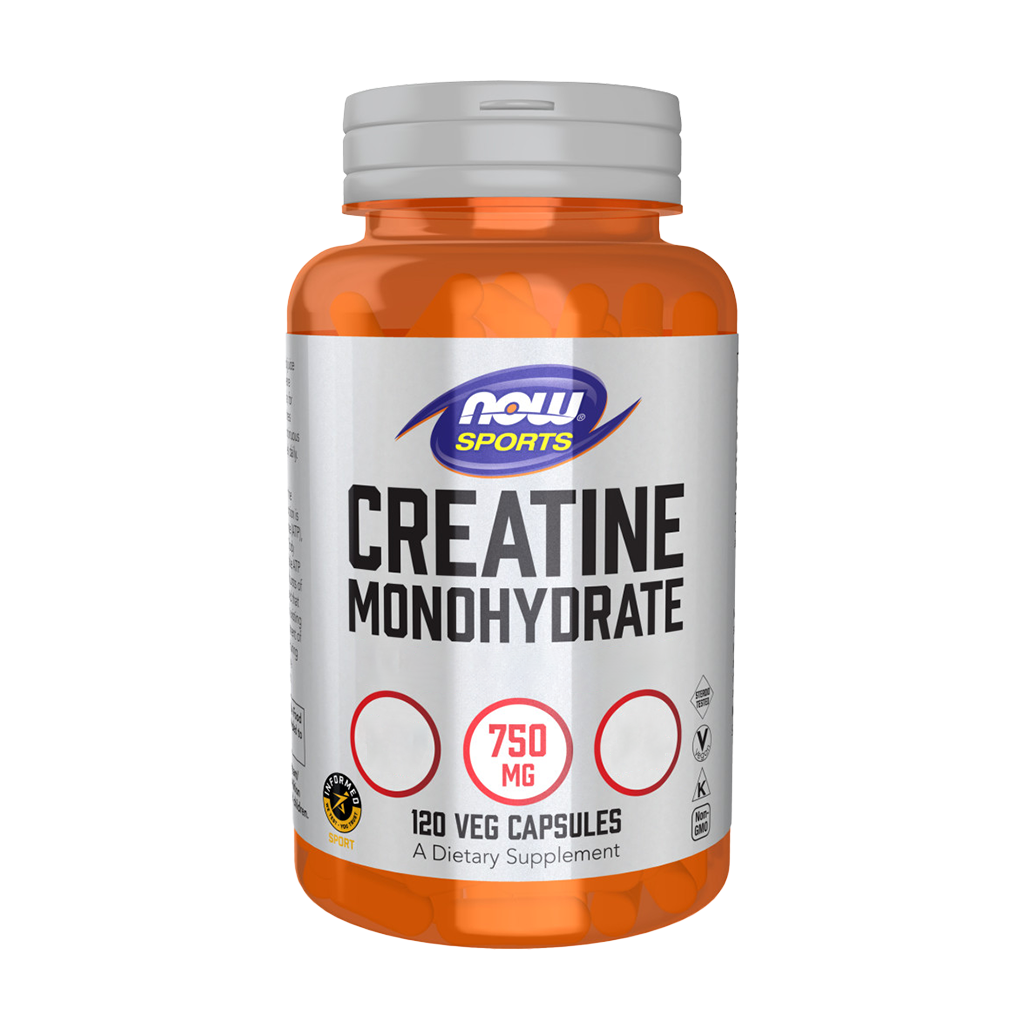 NOW Foods Creatine Monohydraat 750 mg (120 capsules)