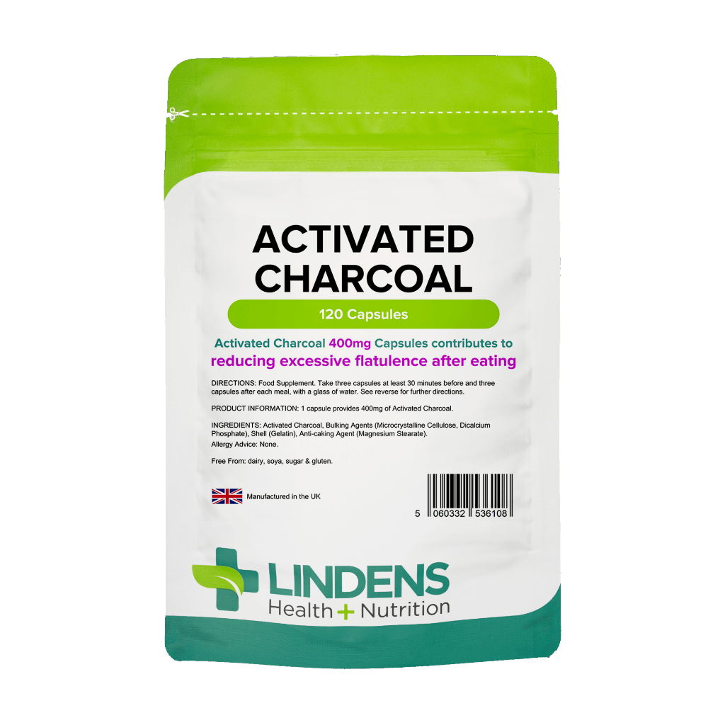 Lindens Actieve Houtskool 400mg (120 capsules)