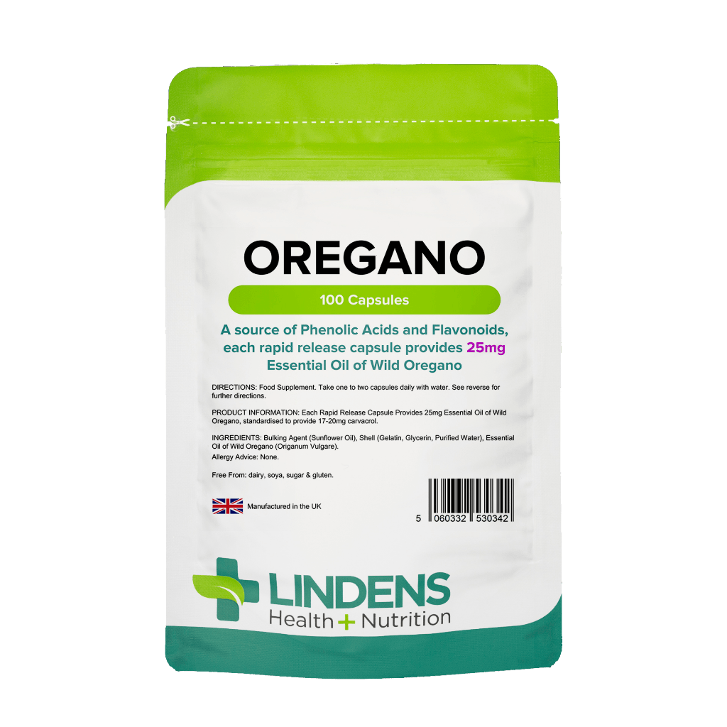 Lindens Oregano Oil 25mg (100 capsules)