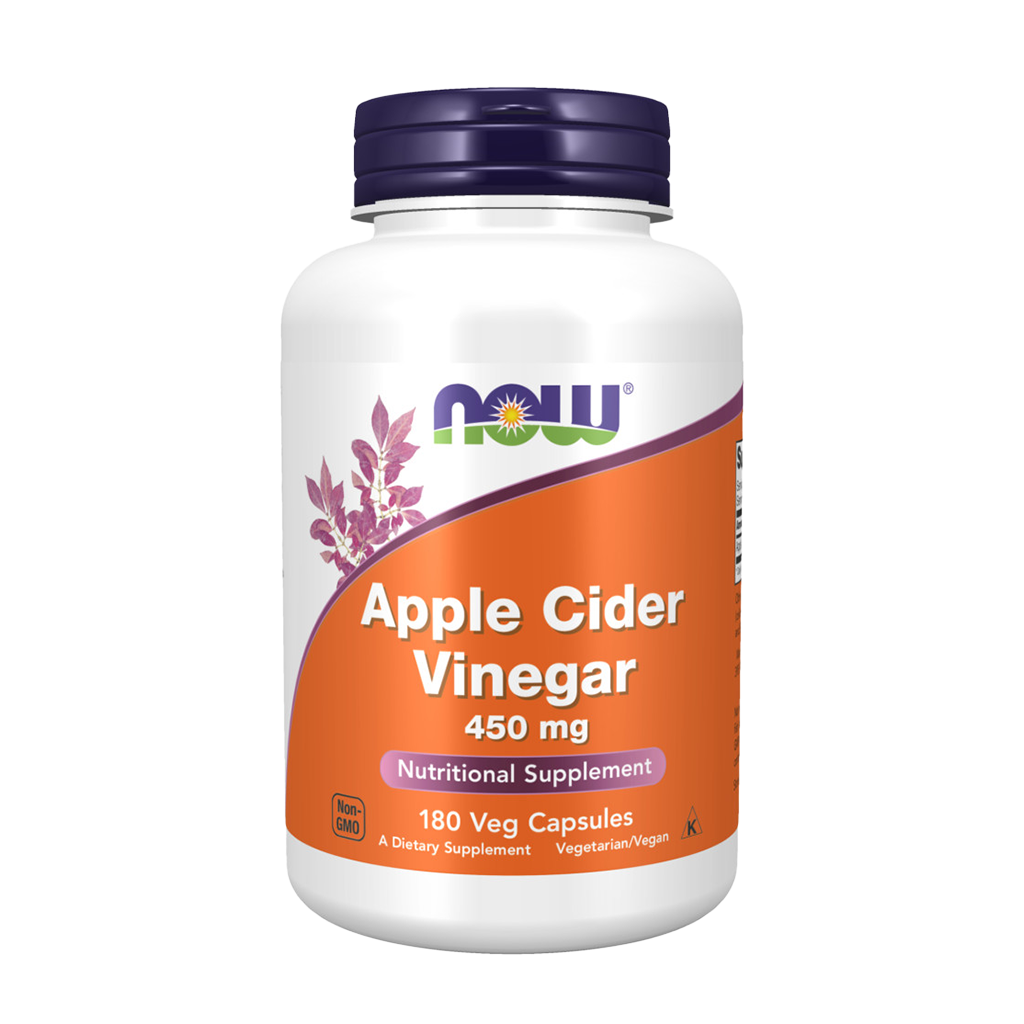 NOW Foods Apple Cider Vinegar 450 mg (180 capsules) voor