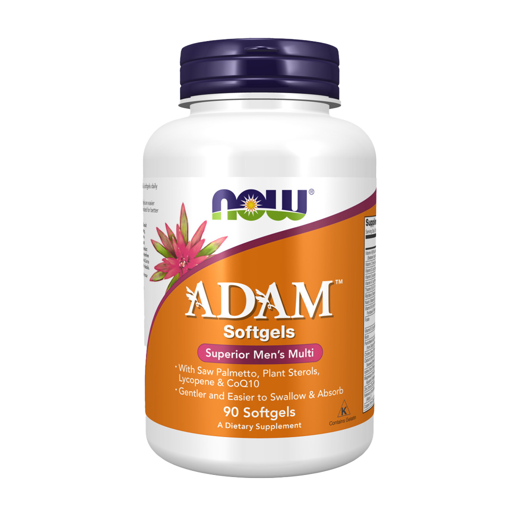 NOW Foods - ADAM Men's Multiple Vitamine softgels front