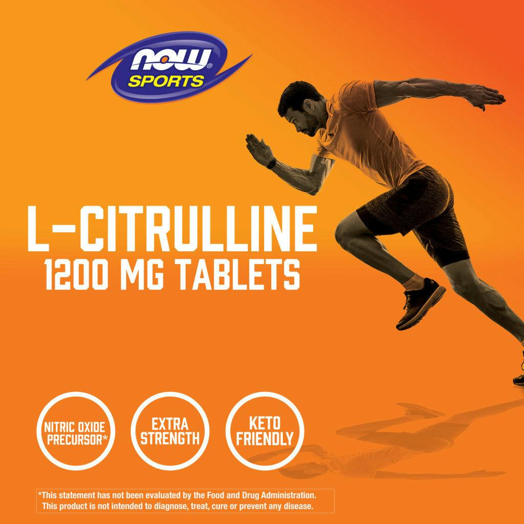 NOW Foods L-Citrulline Extra Sterk 1200 mg (120 tabletten) Specificatie