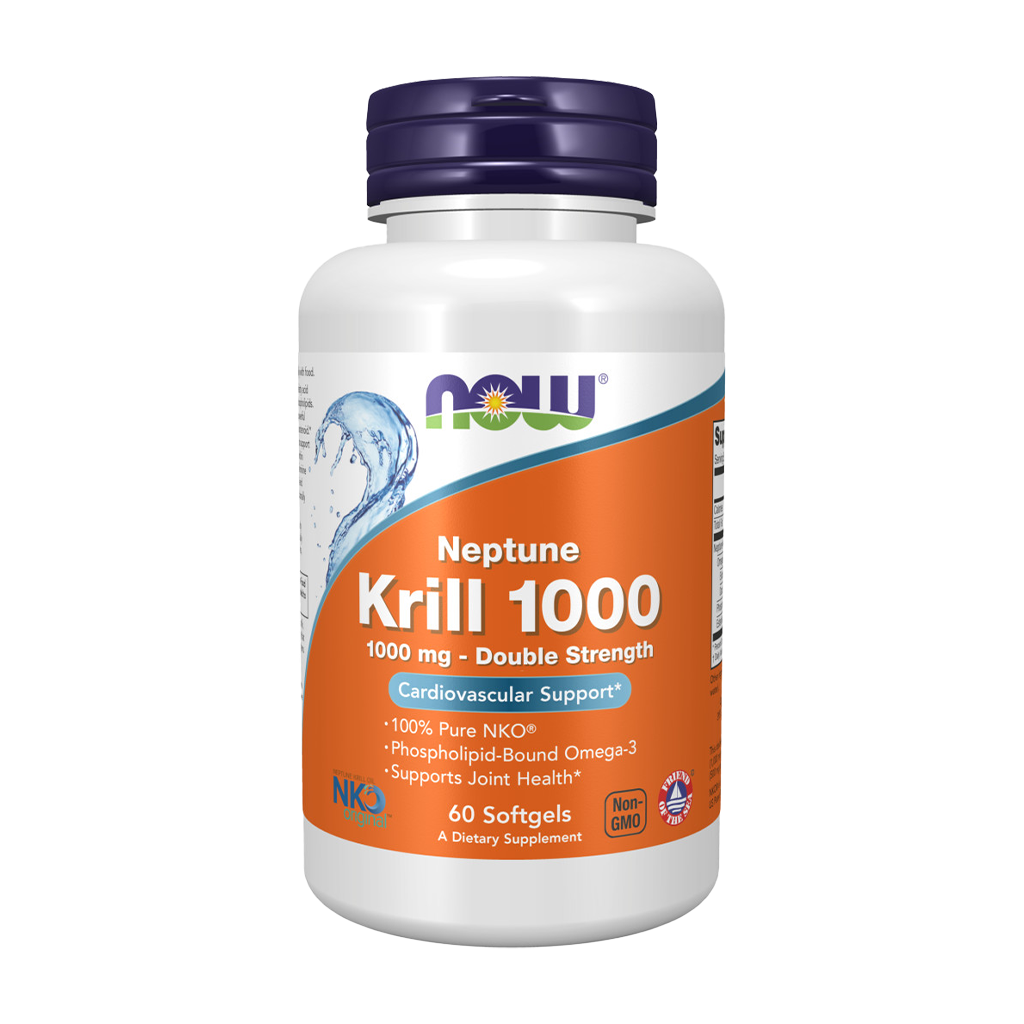 NOW Foods Krill Olie Neptunus 1000 mg (60 softgels)