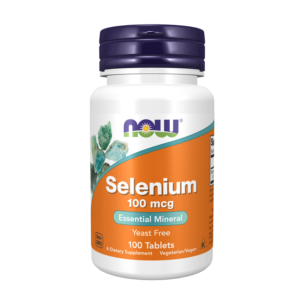 NOW Foods Selenium 100mcg 100 tabletten