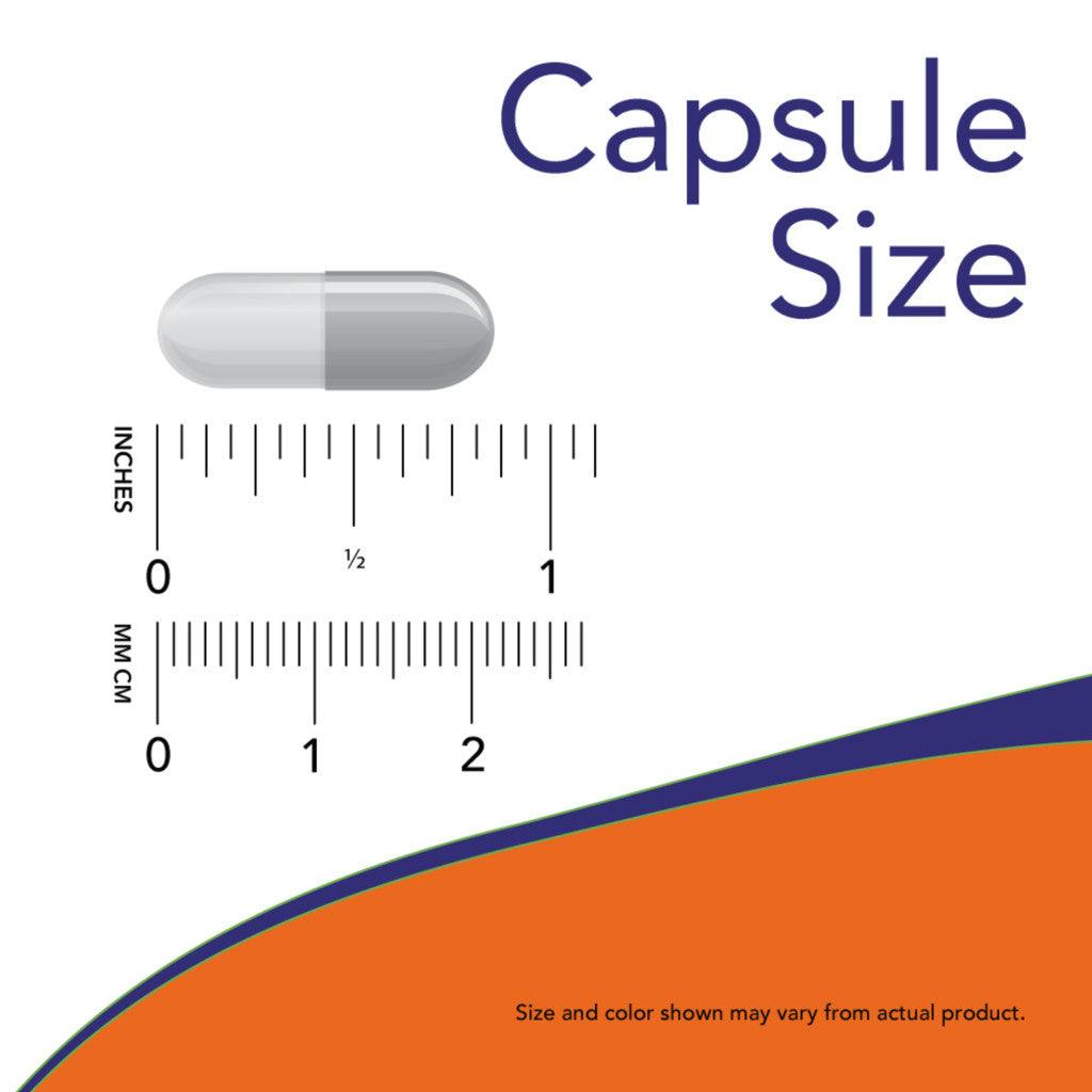 NOW Foods Natuurlijke Spirulina 500 mg (120 capsules) Capsule grootte